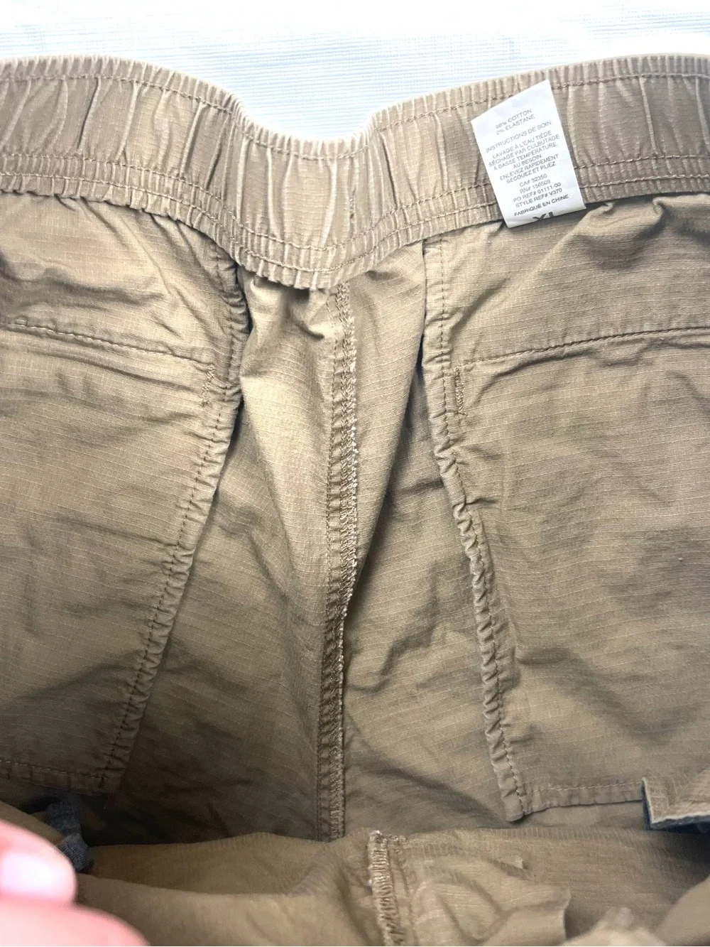 Vuori Ripstop Climber Shorts Mens XL Brown V370 Elastic Waist